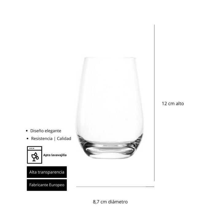 Andia Vaso Transparente H 120 Mm 47 Cl (6 Unidades) 1 Andia Vaso Transparente H 120 Mm 47 Cl (6 Unidades) 1
