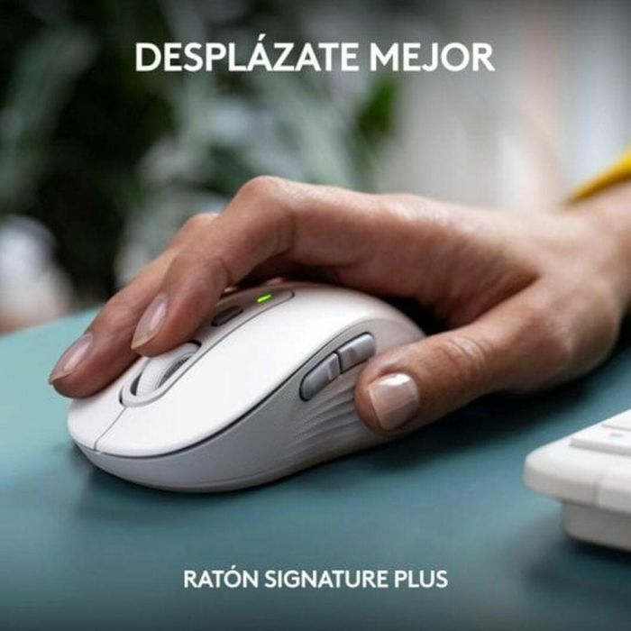 Teclado y Ratón Logitech 920-012596 Blanco Español QWERTY 1 Teclado y Ratón Logitech 920-012596 Blanco Español QWERTY 1