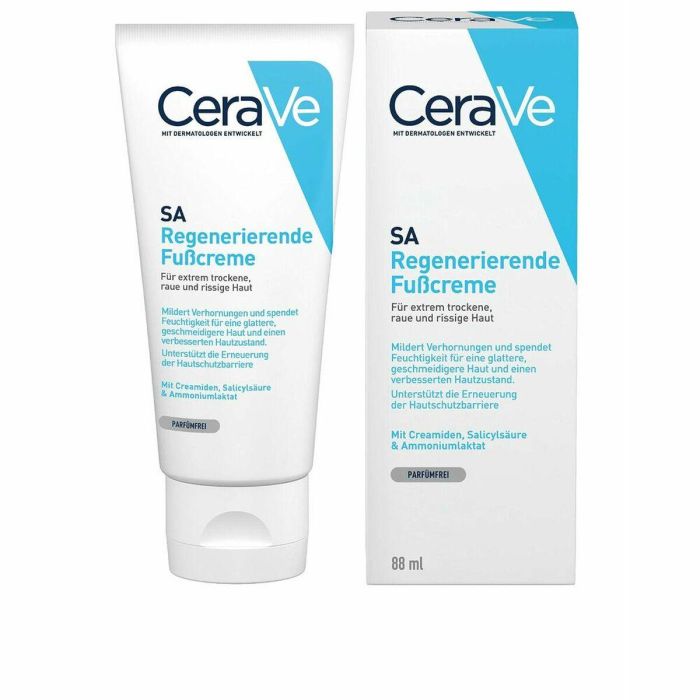 Cerave Sa Renewing Foot Cream For Extremely Dry, Rough Skin 88 mL