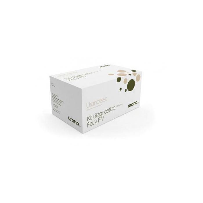 Uranotest Felv-Fiv - Kit de 10 Tests para Detección de Leucemia e Inmunodeficiencia Felina Uranotest Felv-Fiv - Kit de 10 Tests para Detección de Leucemia e Inmunodeficiencia Felina