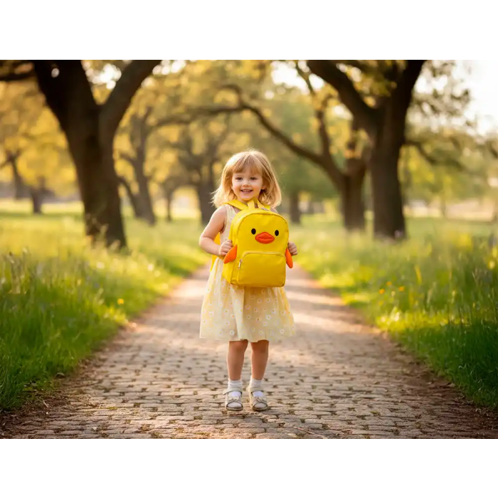 Imaginovo Mochila infantil Backpack Buddies pollo amarillo, 5.5L, poliéster 190T, 280x90x200 mm, diseño ergonómico y compartimentos 4