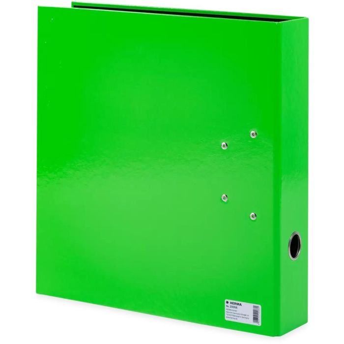 HERMA Ordner A4 Karton Neon Grün 1 HERMA Ordner A4 Karton Neon Grün 1