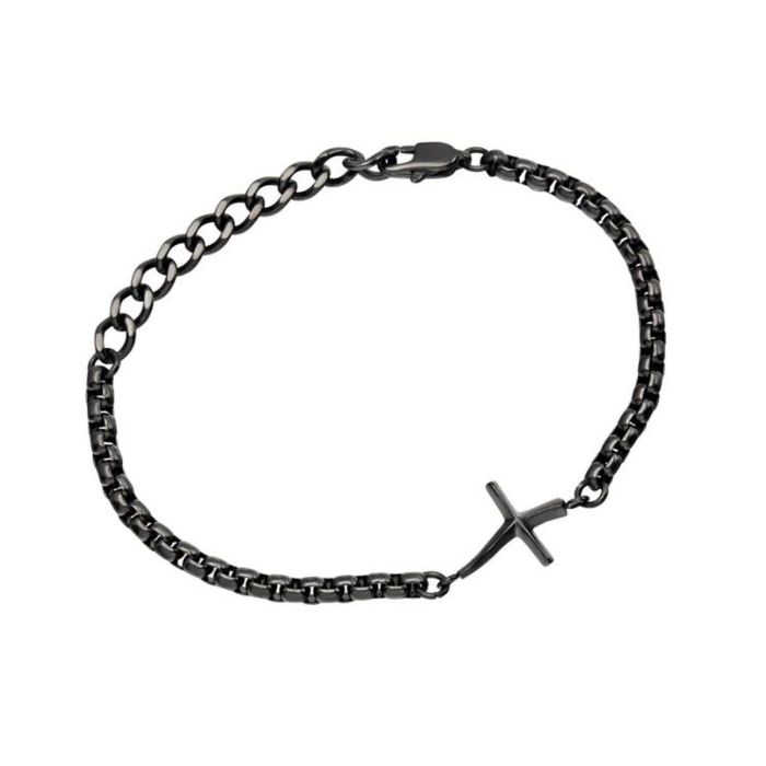 Pulsera Hombre Breil TJ3641 Plata de ley 925 Negro
