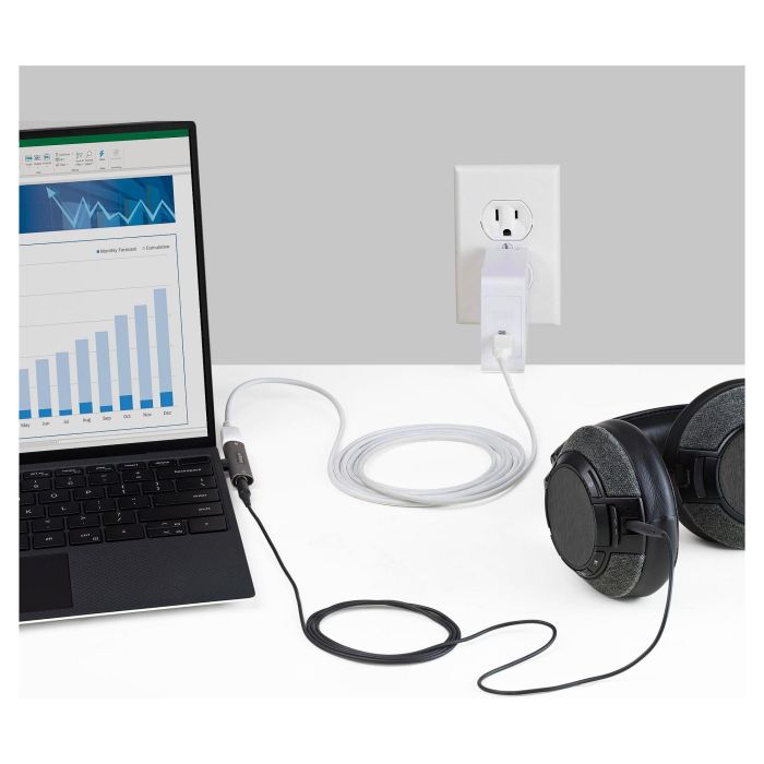 Adaptador USB C a Jack 3.5 mm Startech CDP235APDM Plata 7