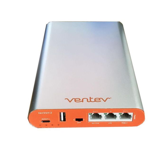 Ventev VenVolt 2 Power Bank Batería Portátil, 26400mAh, 98Wh, PoE 56V, USB-C, USB-A, RJ45 para Site Survey 0 Ventev VenVolt 2 Power Bank Batería Portátil, 26400mAh, 98Wh, PoE 56V, USB-C, USB-A, RJ45 para Site Survey 0