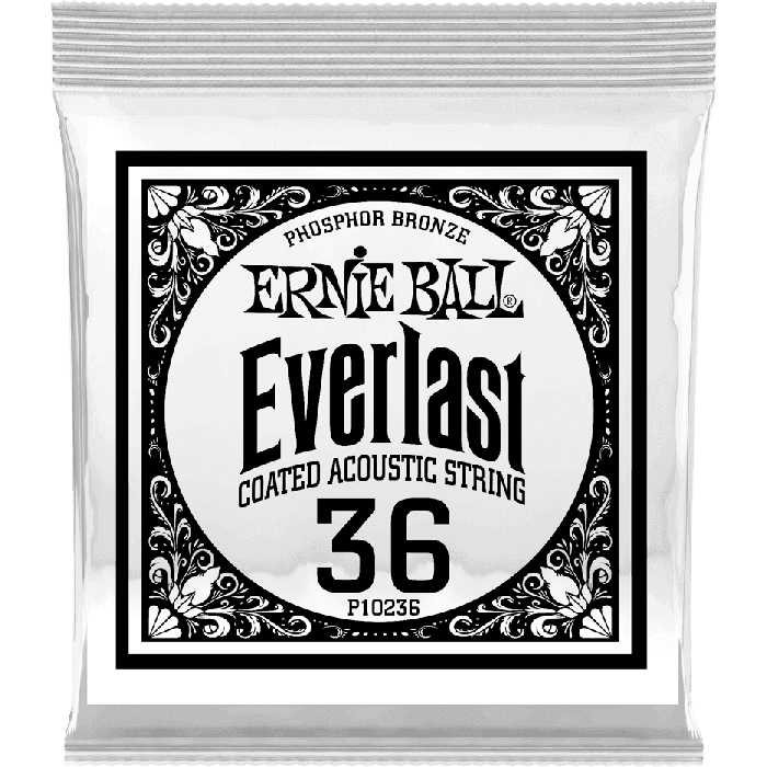 Ernie Ball Cuerda Acústica Everlast Coated Phosphor Bronze .036