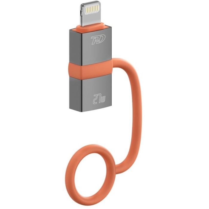 4smarts USB-C auf Adapter Lightning PD 27W 2er Set. grau 4