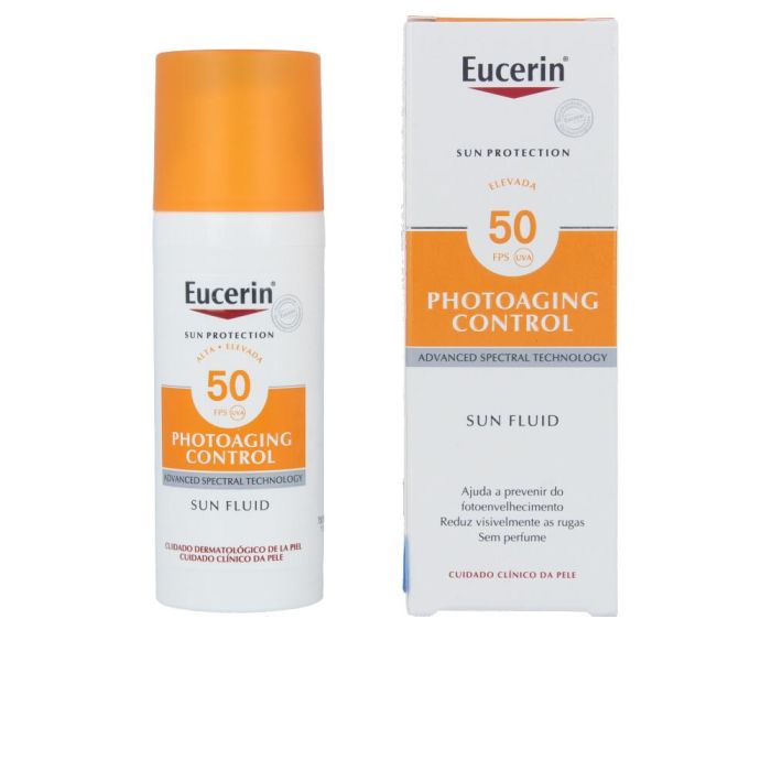 Eucerin PHOTOAGING CONTROL ANTI-AGE sun fluid SPF50 Protector Solar Facial 50 ml Eucerin PHOTOAGING CONTROL ANTI-AGE sun fluid SPF50 Protector Solar Facial 50 ml