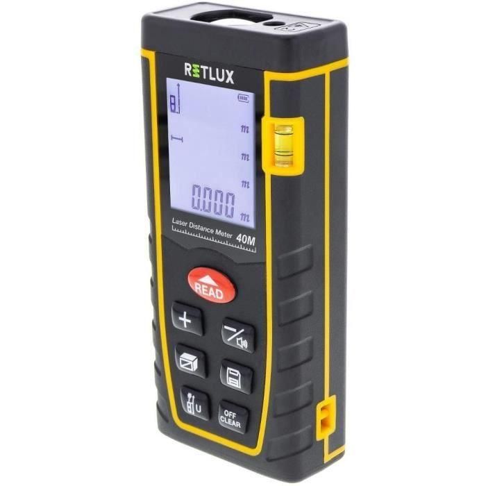Retlux RHT 100 Telémetro Láser de 40 m 3 Retlux RHT 100 Telémetro Láser de 40 m 3