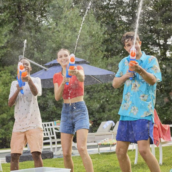 Nerf Super Soaker SOA Flip Fill Pistola de Agua, 4 Estilos de Rociado, Lanzador Juguete 21,5x45 cm Niños +6 Años 13