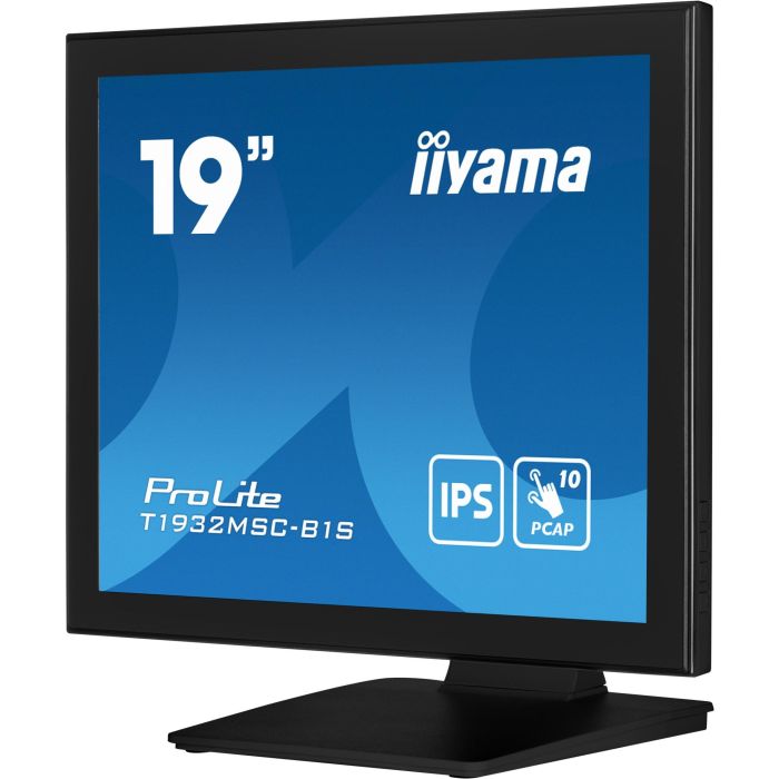 IIYAMA T1932MSC-B1S Monitor Táctil 19" IPS Full HD, HDMI+DP+VGA, USB Táctil, Altavoces Integrados, Negro 13