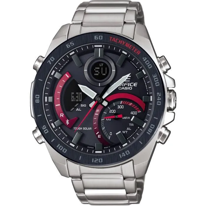 Casio ECB-900DB-1AER Reloj para Hombre, 51.5 mm, Negro 4