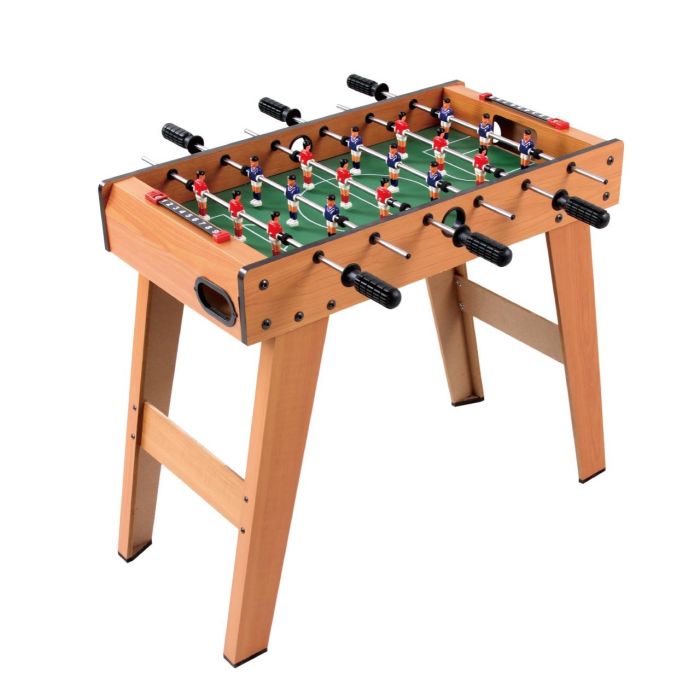 Tachan 20135 Futbolín de Madera con Patas 69x36.5x65 cm, incluye Marcador y 3 Bolas, Edad +14 años