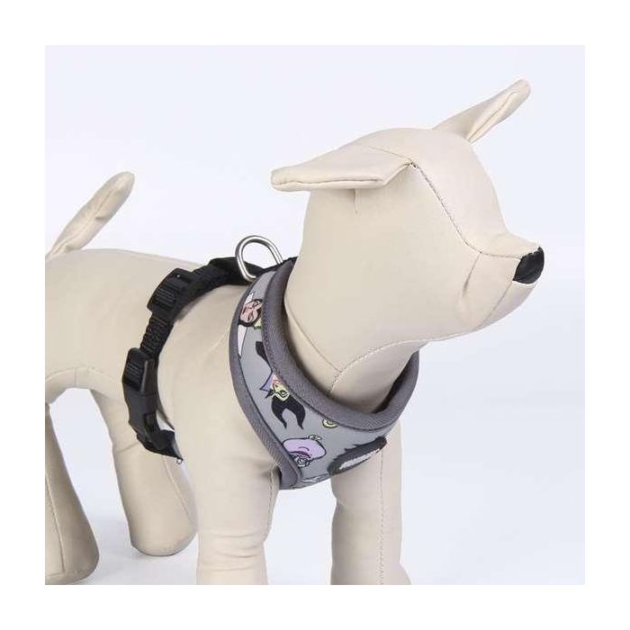 Cerdá T4M:M/L Arnés para perros Disney Villanas, Talla M-L, Gris 6