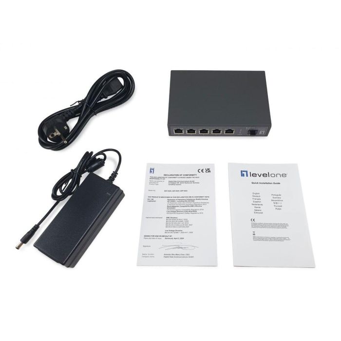 Switch Levelone GEP-0625 1 Switch Levelone GEP-0625 1
