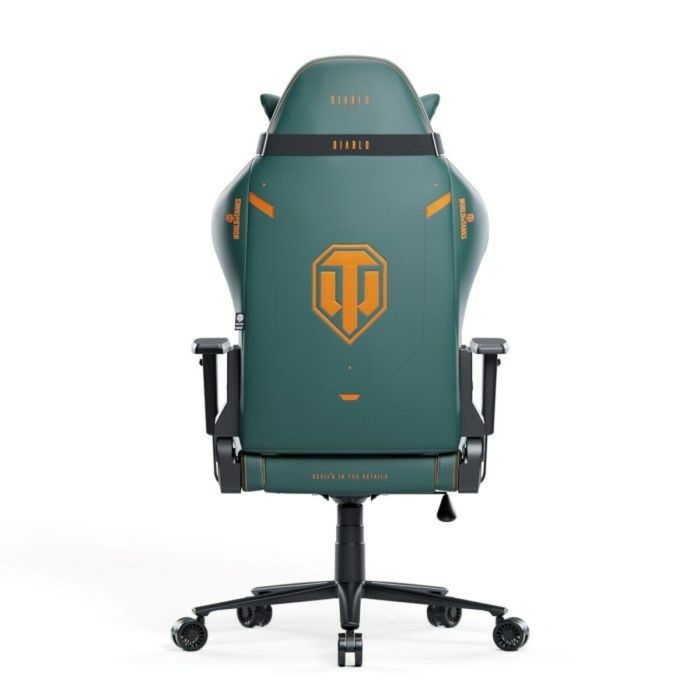 Silla Gaming Diablo Chairs Diablo X-One 2.0 World of Tanks Azul Verde 2 Silla Gaming Diablo Chairs Diablo X-One 2.0 World of Tanks Azul Verde 2