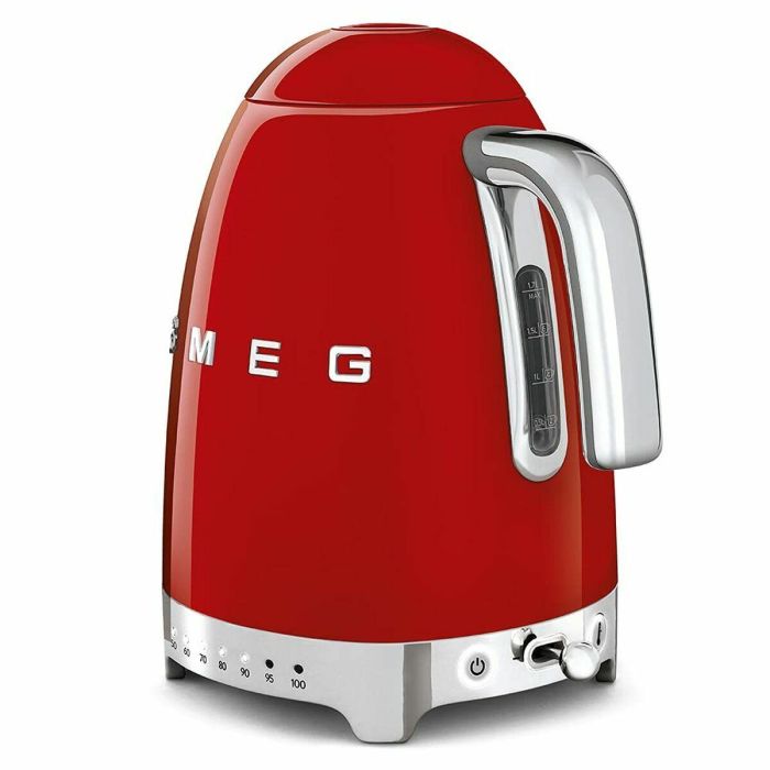 Hervidor Smeg KLF04RDEU 2400W Rojo 1,7 L 1 Hervidor Smeg KLF04RDEU 2400W Rojo 1,7 L 1