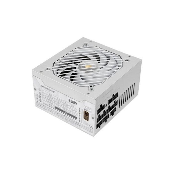 Fuente de Alimentación Mars Gaming MPB850SIMW ATX 850 W 80 Plus Bronze 0 Fuente de Alimentación Mars Gaming MPB850SIMW ATX 850 W 80 Plus Bronze 0