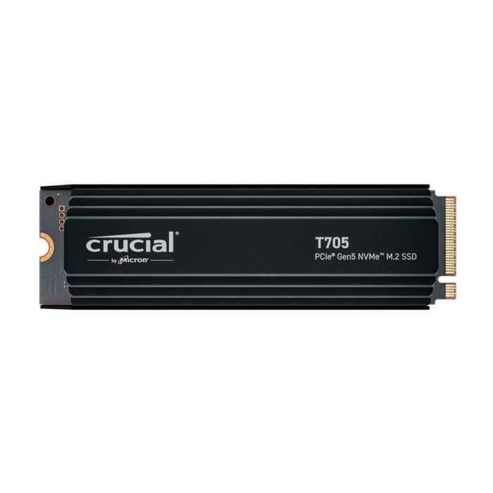 Crucial SSD Interno 4TB M.2 2280 PCIe 5.0 NVMe con Disipador Integrado - 14100 MB/s Lectura / 12600 MB/s Escritura Crucial SSD Interno 4TB M.2 2280 PCIe 5.0 NVMe con Disipador Integrado - 14100 MB/s Lectura / 12600 MB/s Escritura