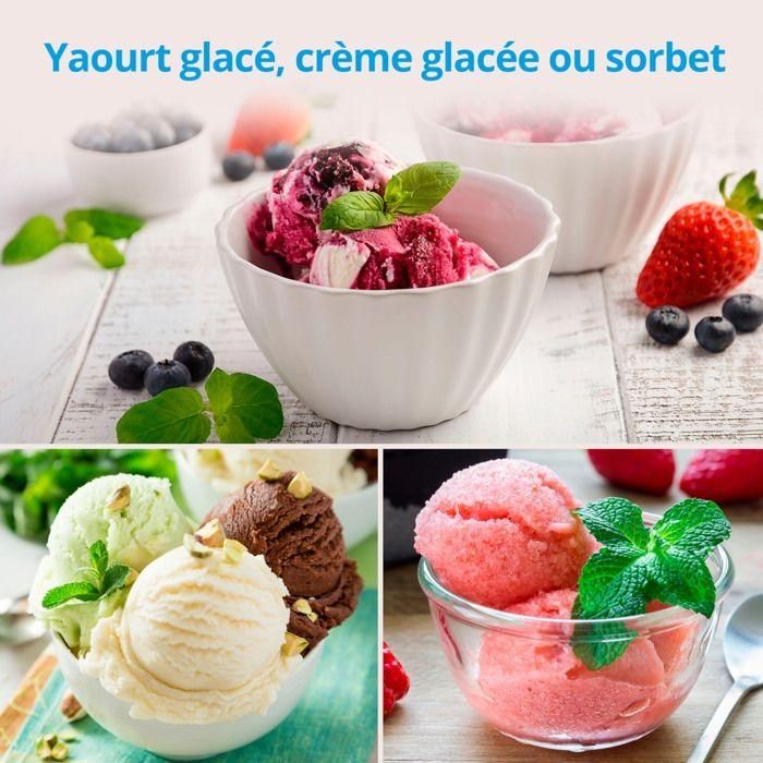 MEDION Heladera y yogurtera eléctrica de aluminio con compresor, máquina para hacer helados con una capacidad de 1,5 litros (corresponde a 2 MEDION Heladera y yogurtera eléctrica de aluminio con compresor, máquina para hacer helados con una capacidad de 1,5 litros (corresponde a 2