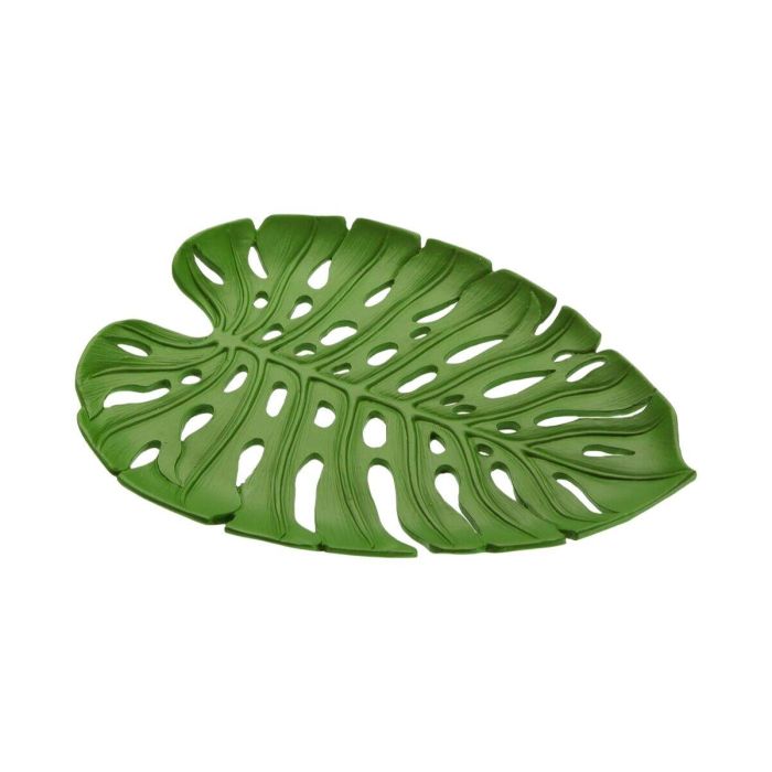 Centro de Mesa Monstera Verde Versa 24 cm Alto - Resina (2 Unidades) 1
