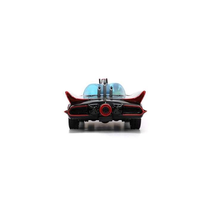 Coche metal batmóvil 1966 classic con 4 figuras de metal escala 1:24 19 cm 16