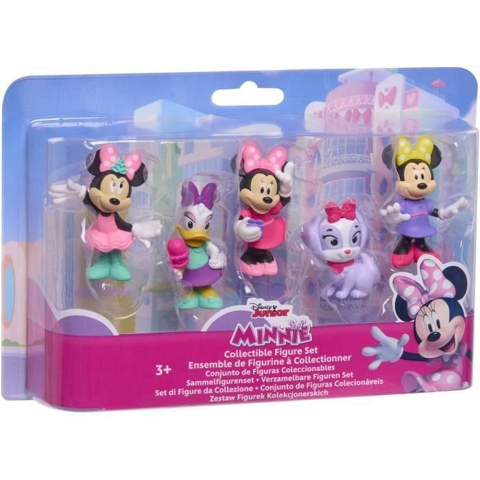Figuras - DISNEY MINNIE MOUSE - Pack de 5 Figuras Minnie Mouse - No articuladas, 6 cm 1 Figuras - DISNEY MINNIE MOUSE - Pack de 5 Figuras Minnie Mouse - No articuladas, 6 cm 1
