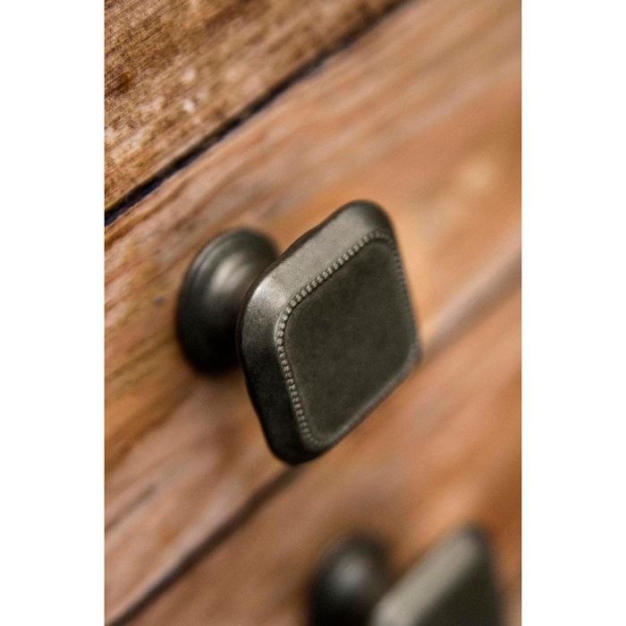 Rei Pomo Metálico Modelo 3120 para Mueble, Blister con 4 Unidades, Acabado Plata Vieja, Zamak, 30x30mm 4 Rei Pomo Metálico Modelo 3120 para Mueble, Blister con 4 Unidades, Acabado Plata Vieja, Zamak, 30x30mm 4