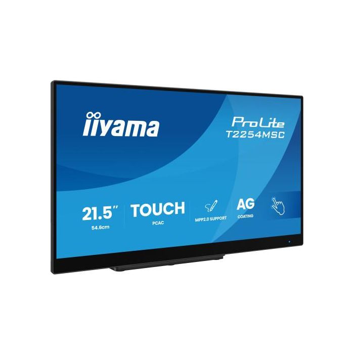 iiyama T2254MSC-B2AG Pantalla Táctil LED 21.5" Full HD 1920x1080 IPS 4ms Altavoces Negros 5