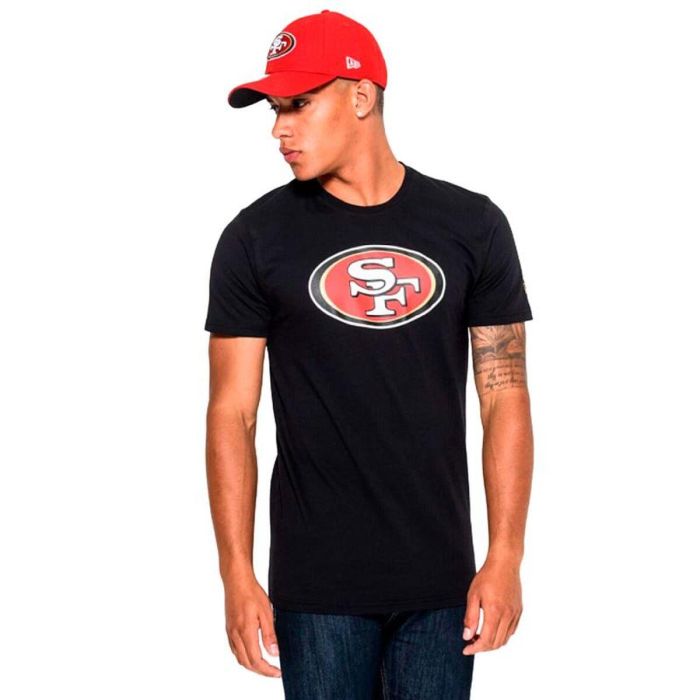 Camiseta de Manga Corta Hombre New Era NOS NFL REGULAR Negro 15-16 Años 2