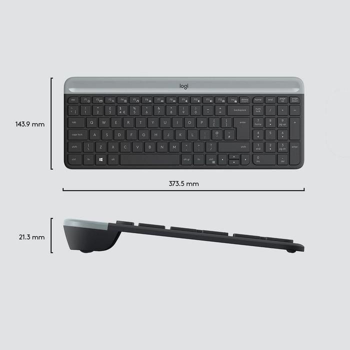 Logitech Slim Wireless Keyboard and Mouse Combo MK470 6 Logitech Slim Wireless Keyboard and Mouse Combo MK470 6