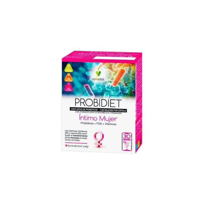 NOVADIET Probidiet Íntimo Mujer 30 Cápsulas