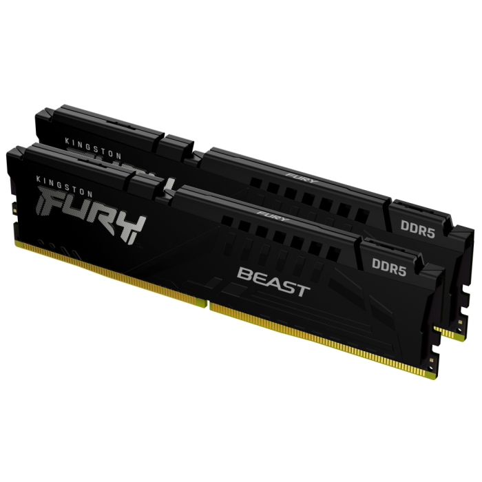 Kingston FURY Beast Memoria RAM DDR5 64GB (2x32GB) 6000 MT/s CL36 Compatible Intel XMP 3.0 y AMD EXPO con Disipador Térmico PC Kingston FURY Beast Memoria RAM DDR5 64GB (2x32GB) 6000 MT/s CL36 Compatible Intel XMP 3.0 y AMD EXPO con Disipador Térmico PC