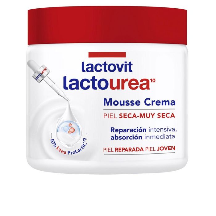 Lactovit Lacto-Urea Mousse Creme Cara & Cuerpo 400 mL