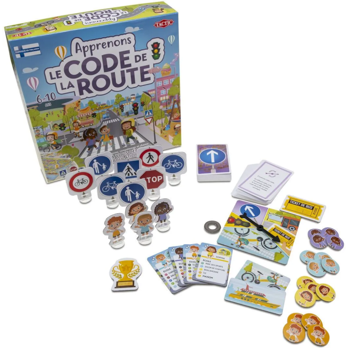 Tactic - Juego educativo Aprende el código de circulación - TAC6416739597546 - Para 2 o más jugadores - Edades 6+