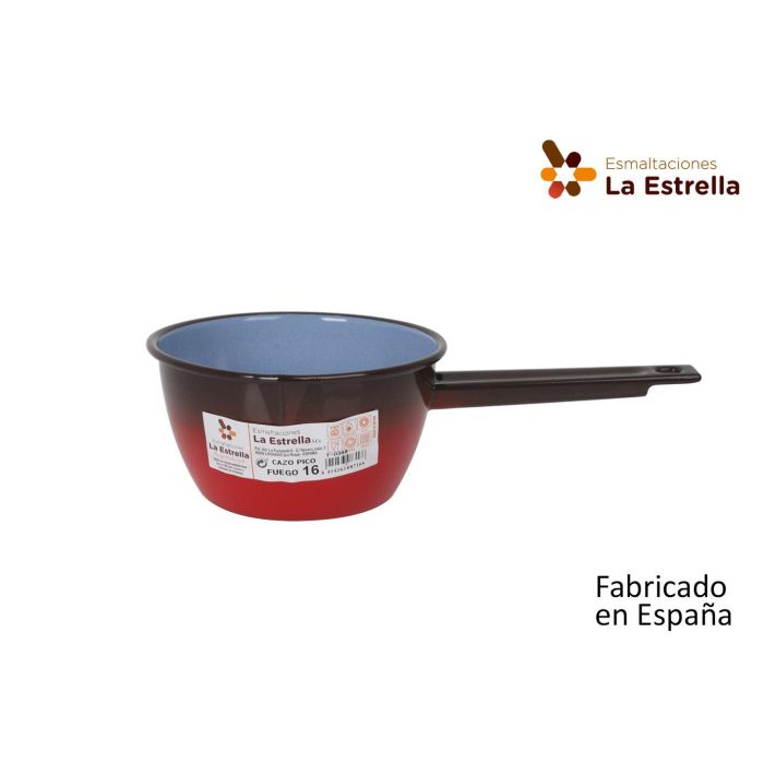 La Estrella Cazo Pico 16 cm Capacidad 1.7L Colección Fuego (6 Unidades) La Estrella Cazo Pico 16 cm Capacidad 1.7L Colección Fuego (6 Unidades)
