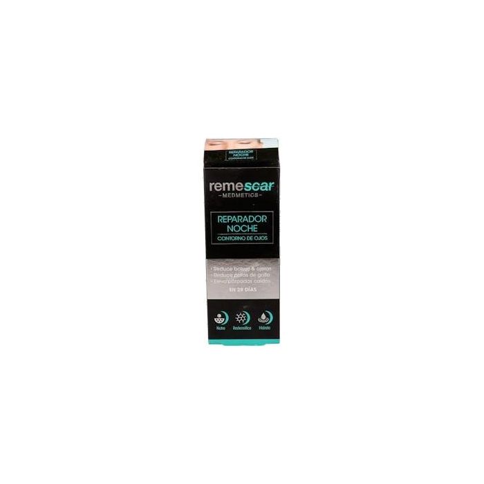 Remescar Contorno de Ojos Reparador Noche para Bolsas, Ojeras, Patas de Gallo y Párpados Caídos 20 ml