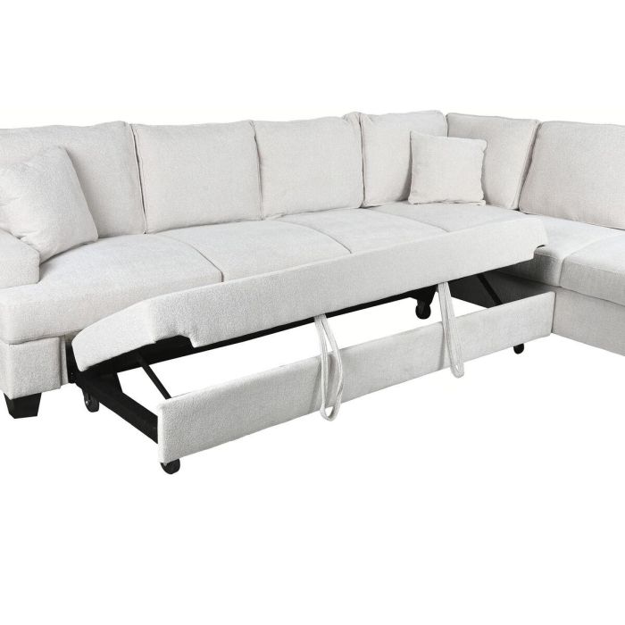 Sofá Cama Home ESPRIT Beige Moderno 285 x 260 x 90 cm 7