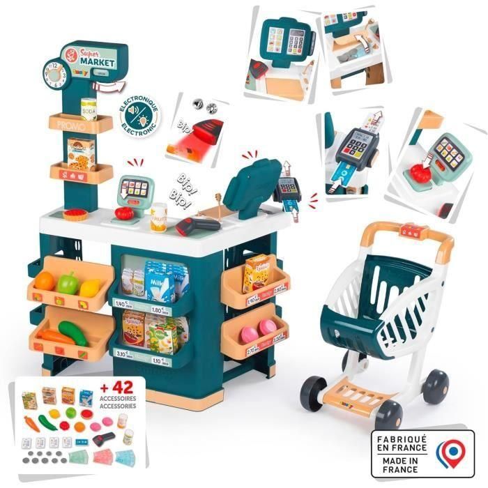 Smoby SMOB350239 Supermercado Infantil de Juguete, Para Niños +3 Años 4