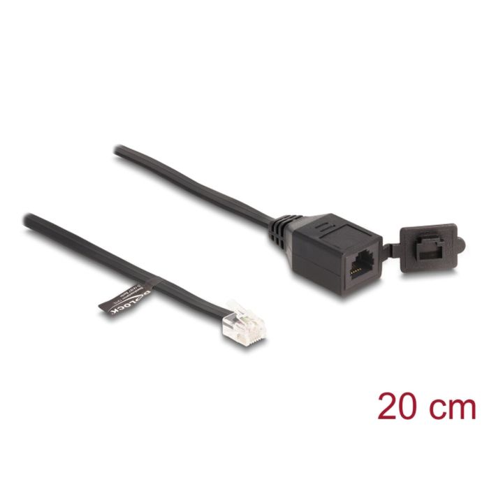 Cable USB DELOCK 88009 Negro 20 cm (1 unidad) 2 Cable USB DELOCK 88009 Negro 20 cm (1 unidad) 2