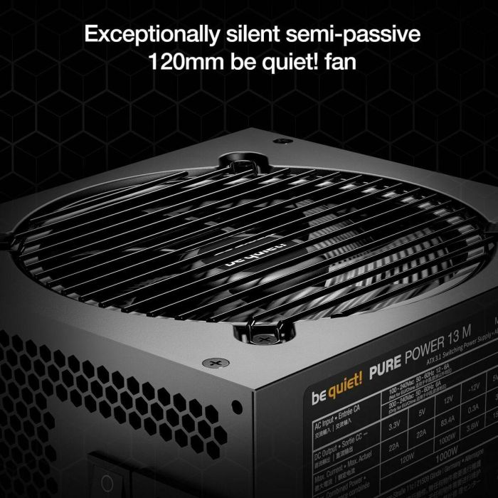 be quiet! PURE POWER 13 M 750W 80 PLUS Gold Fuente Alimentación PC ATX Totalmente Modular 16 be quiet! PURE POWER 13 M 750W 80 PLUS Gold Fuente Alimentación PC ATX Totalmente Modular 16