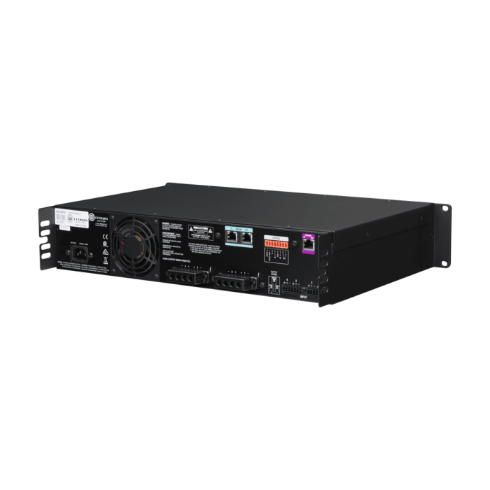 Entrada Analógica + Blu Link, 4 Canales, 300W Por Canal De Salida 6