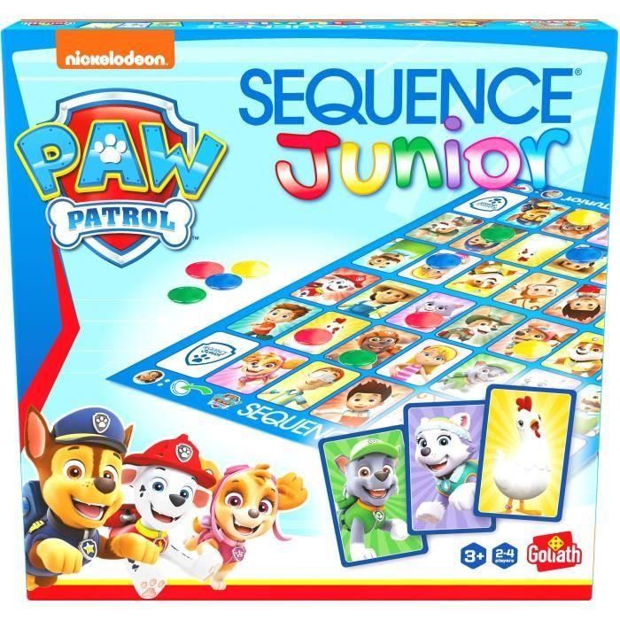 Goliath bv Juego de Mesa Sequence Junior Patrulla Canina, para 2-4 Jugadores, Edad 3+ 4 Goliath bv Juego de Mesa Sequence Junior Patrulla Canina, para 2-4 Jugadores, Edad 3+ 4