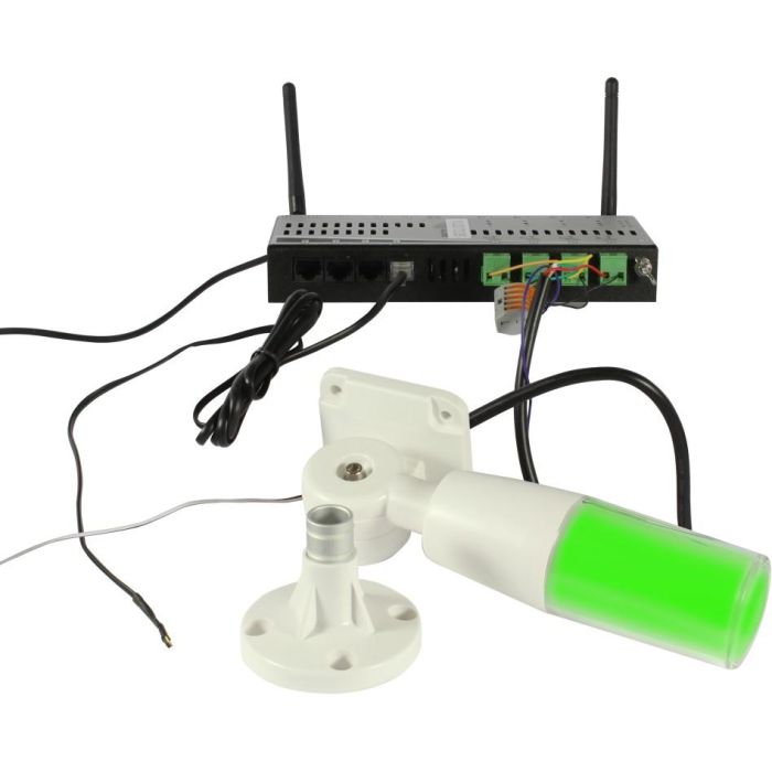 ALLNET MSR zbh. Signal/Warnlampe. Rot/Gelb/Grün/Buzzer einzeln ansteuerbar / FLASH-LIGHT 1
