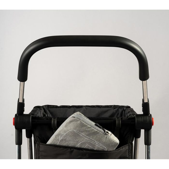 Rolser Carro de la compra Basket MF 4B, 4 Ruedas, Gran Capacidad 58L, Negro 6