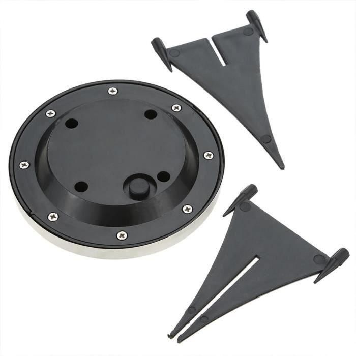 Juego de 8 focos solares redondos de acero inoxidable para empotrar o insertar - LUMISKY - DECKY - LED blanco frío - Ø12 cm 1 Juego de 8 focos solares redondos de acero inoxidable para empotrar o insertar - LUMISKY - DECKY - LED blanco frío - Ø12 cm 1