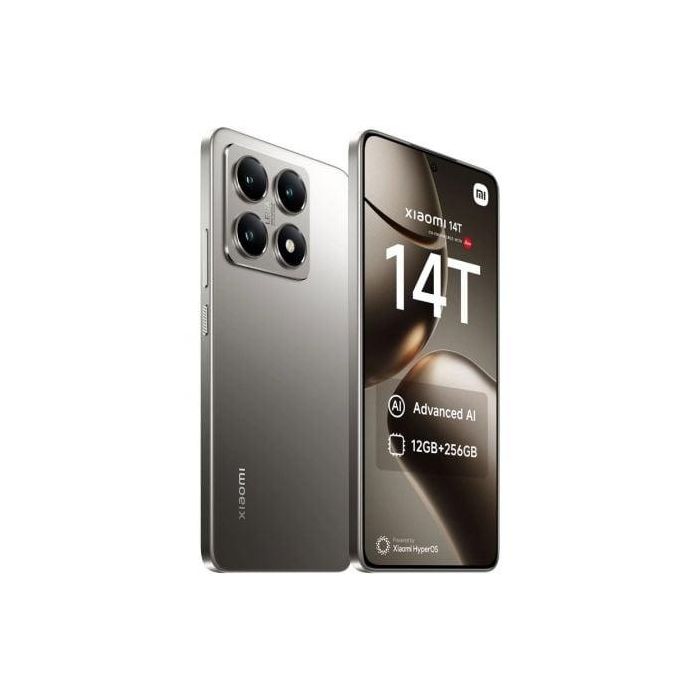 Smartphone Xiaomi 14T 12GB/ 256GB/ 6.67"/ 5G/ Gris 1 Smartphone Xiaomi 14T 12GB/ 256GB/ 6.67"/ 5G/ Gris 1