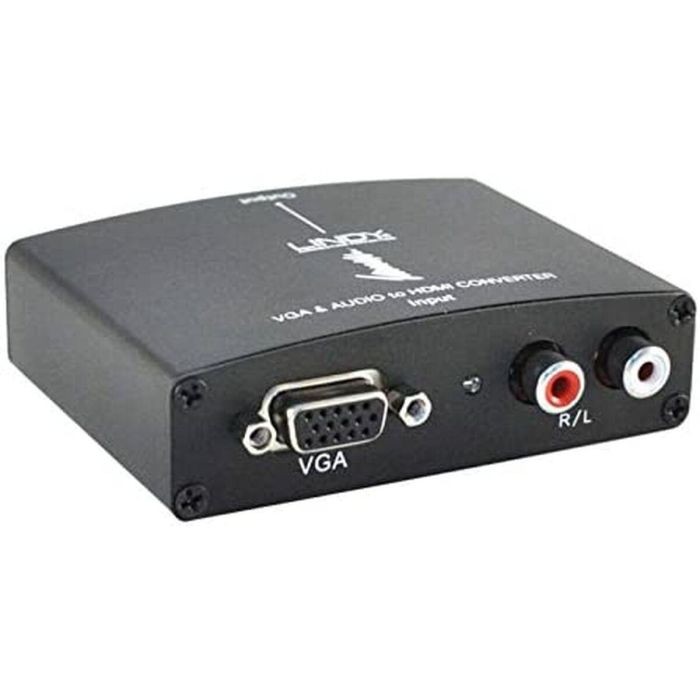 Adaptador/Conversor AV LINDY 38165 Negro Adaptador/Conversor AV LINDY 38165 Negro