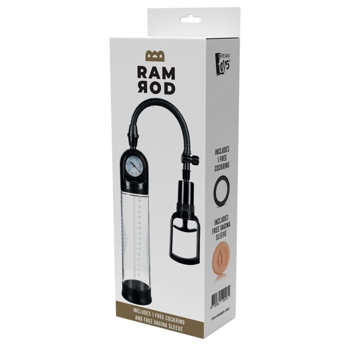 Bomba para el Pene Dream Toys Ramrod Negro 1 Bomba para el Pene Dream Toys Ramrod Negro 1