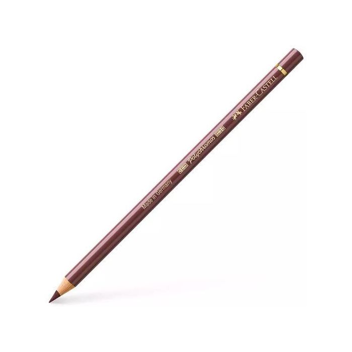 Faber Castell Lápices de Colores Polychromos Marrón Van-Dyck x 6 unidades - Resistencia a la luz y al agua, mina 3.8mm (6 Unidades)